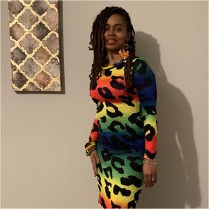 Island Gal Leopard dress